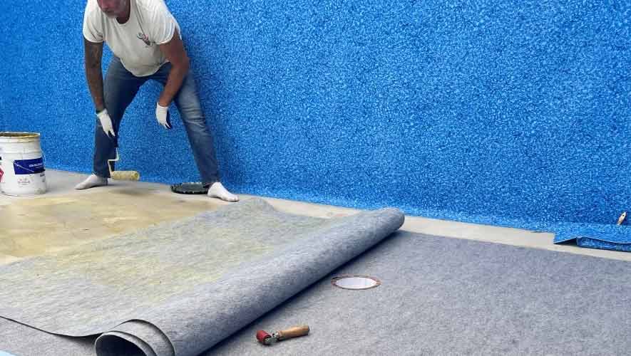Geotextile Underlayment Installation