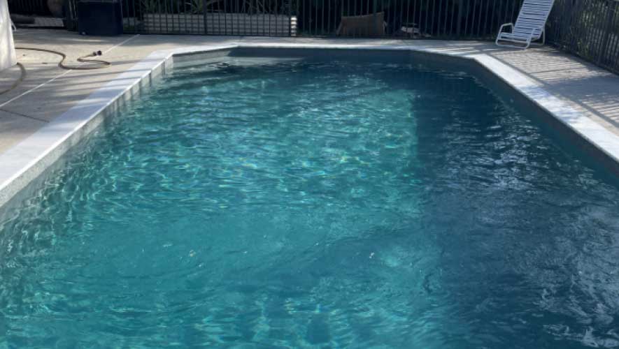 Pool with a Thick Cefil 60 Mil PVC Membrane